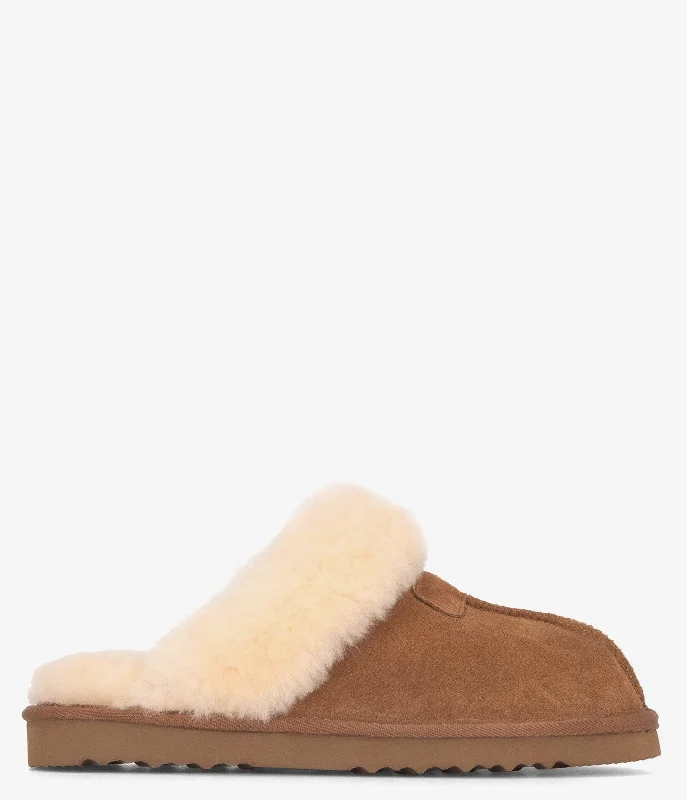 Burleigh Scuff Slide Sheepskin Slipper - Women