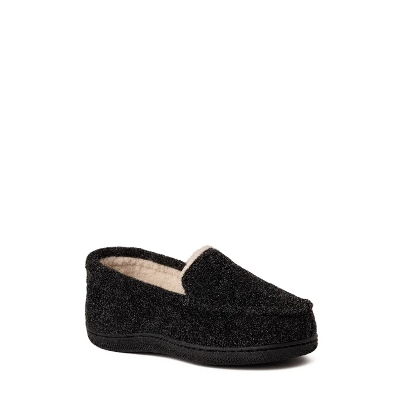 Dearfoams Kid's Amari Moccasin Slipper