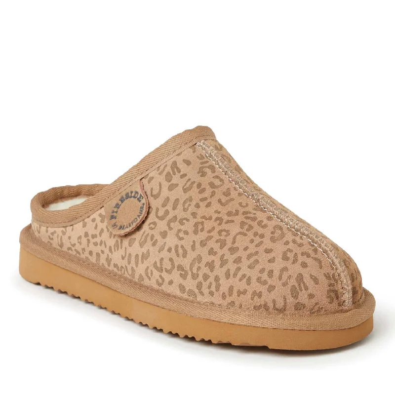 Fireside by Dearfoams Kids Dempsey Genuine Shearling Clog Slipper