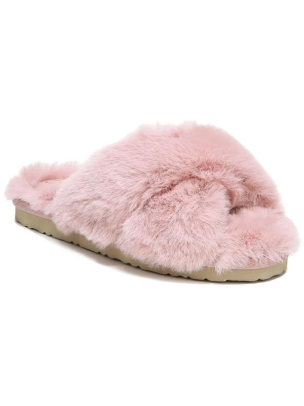 rose faux fur