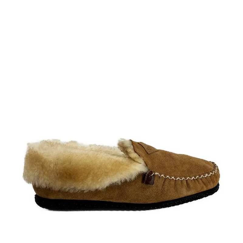 In Stock Women’s Cuddle ESQ Slipper: Chestnut