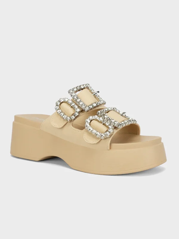 Women's "ALYTH" Buckled Adorned Sandals