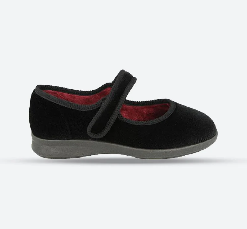 Womens Wide Fit DB Whitby Slippers