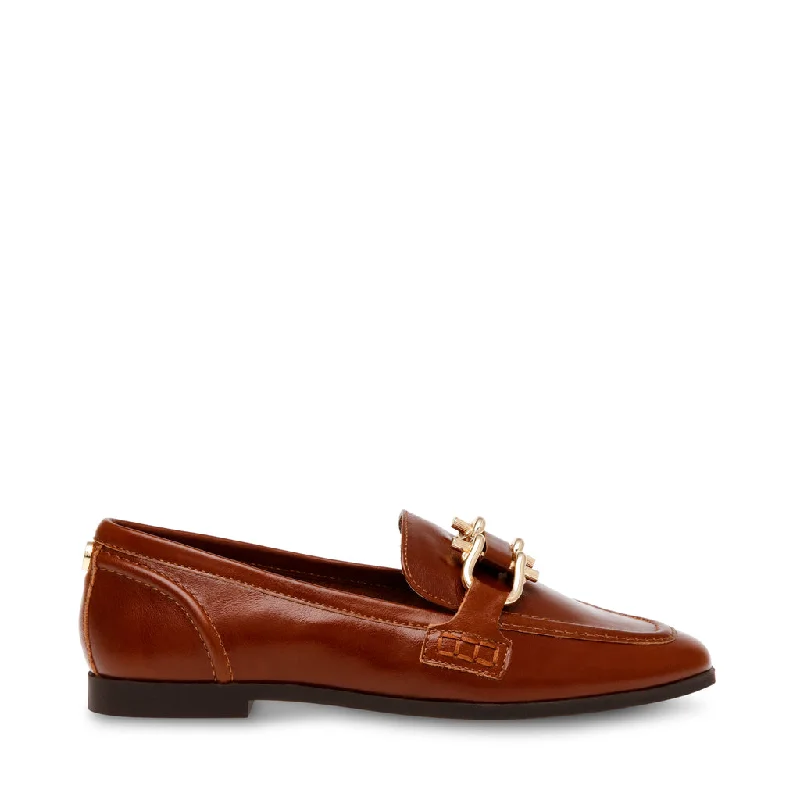 Candidly Flat Shoe BROWN LEATHER