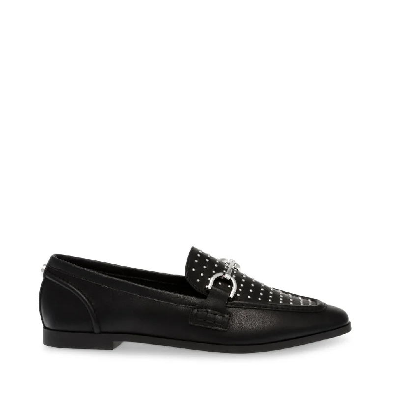 Carrine-S Flat Shoe BLK/SIL STUDS