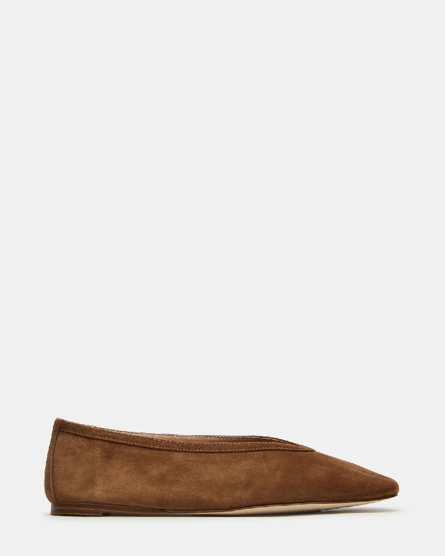 LENI CHESTNUT SUEDE