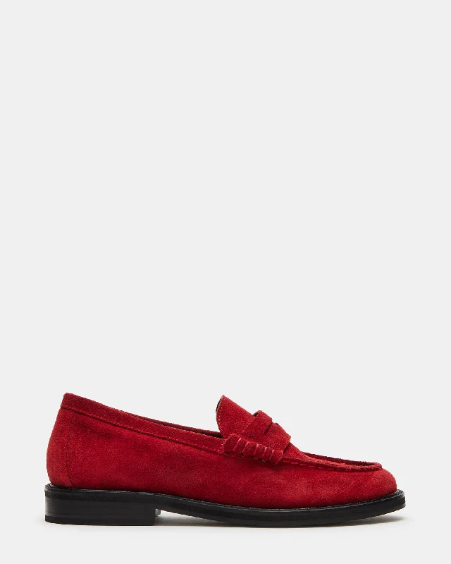 MADISON RED SUEDE