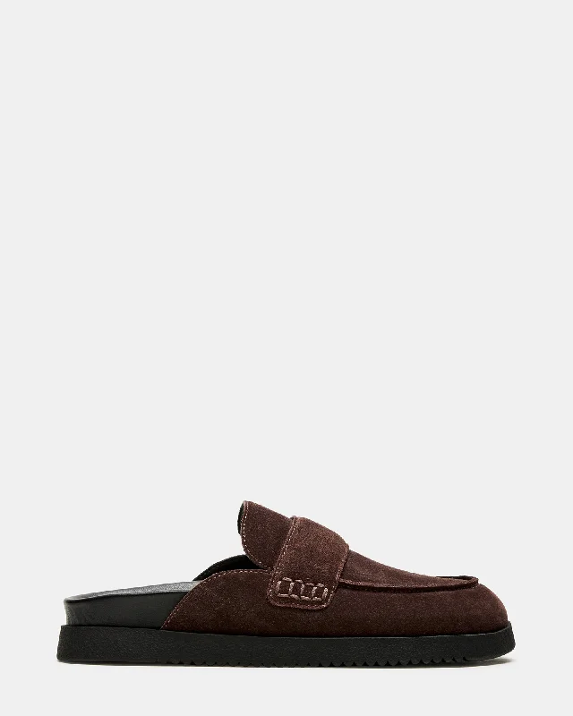 SKIPPER CHOCOLATE BROWN SUEDE