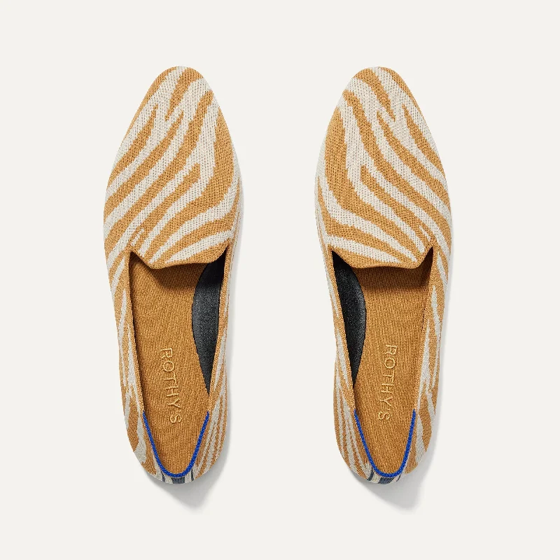 The Almond Loafer - Brown Zebra