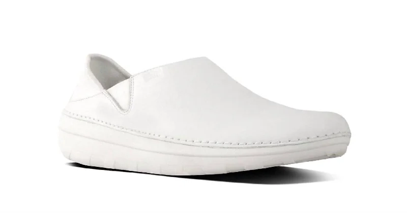 Women'S Superloafer Urban Sneaker in White Leather