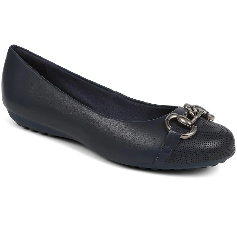 Leather Ballet Pumps - BOT39007 / 324 914