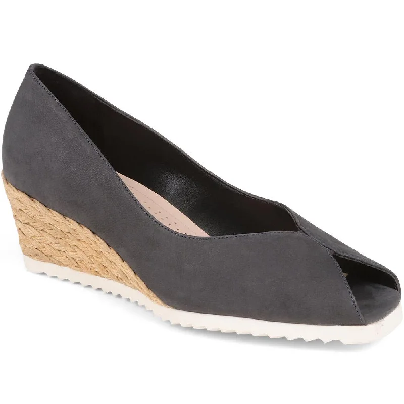 Peep Toe Espadrille Wedge Sandals - VAN37525 / 323 975