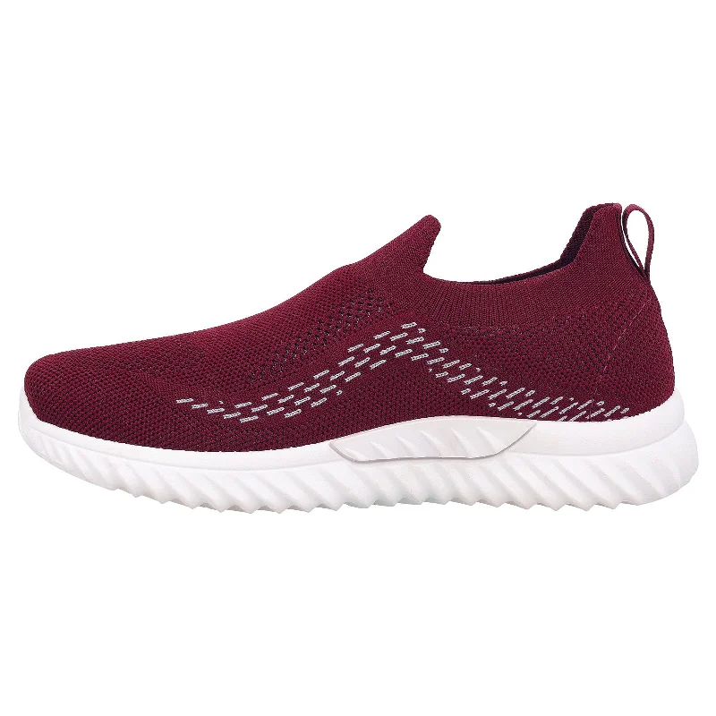 Women's Slip-on Casual Shoes - WY3355 Maroon