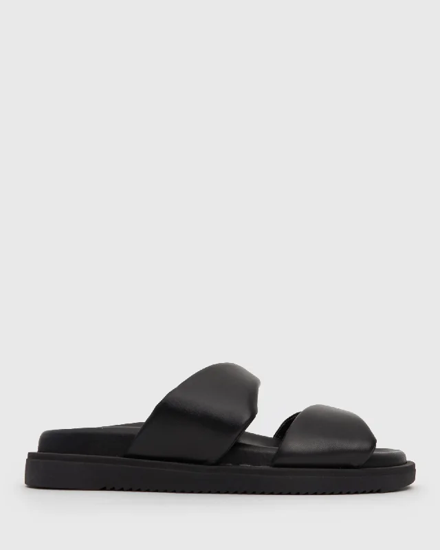 ABBEY Twist Strap Footbed Slides