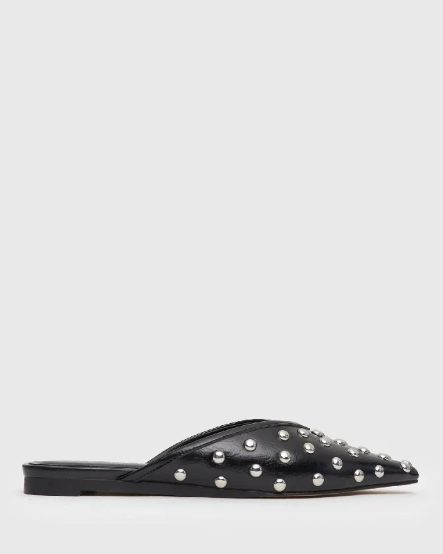 ADLEY Studded Flat Mules