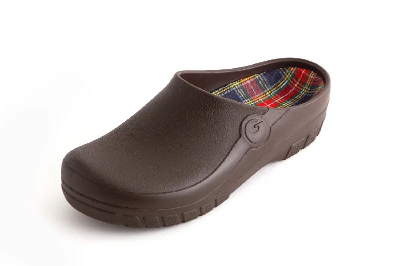 GARDYS CLOGS (open-back), BROWN