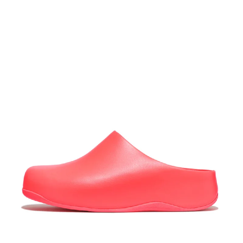 Fitflop Shuv x Roksanda Leather Clog Fluro Pink