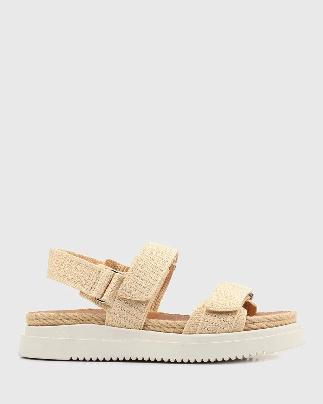 TINY Leather Flatform Sandals