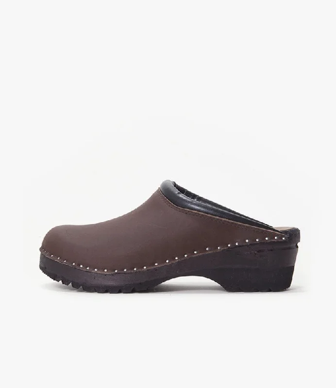 'Monet' Clog – Brown Nubuck