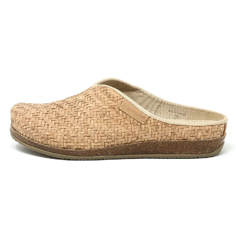 Women's 'Maria' Mule in Cork Basket Weave